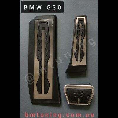 BMW Накладки на педали G30 (стиль G серии) pedal-gstyle-g30 фото