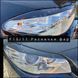 BMW F10 Ресницы накладки фар - черные (дорестайл) eyebrow-f10-prelci-black фото 3